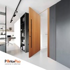 Folha de porta Piso Teto Tauari  3,0x4,0x120cm Mapaf