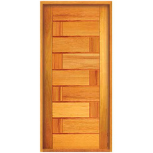 Folha de Porta Pivotante Decorada de Madeira Maciça Angelin Ambos os Lados 2,10x1,00m 374 Galon