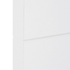 Folha de Porta de Madeira Sarrafeada Decorado Pintura UV Branco 2,10x0,72m Artens