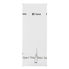 Folha de Porta de Madeira Sarrafeada Decorado Pintura UV Branco 2,10x0,80m Artens