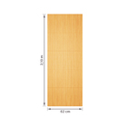 Folha de Porta de Madeira Sarrafeada Decorado Pintura UV Curupixá 2,10x0,62m Artens