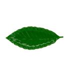 Folha Decorativa Cerâmica Royal Decor 23x10x3cm Verde