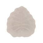Folha Decorativa De Ceramica Banana Leaf Branco 4506 Lyor