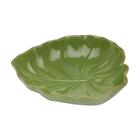 Folha Decorativa De Ceramica Verde 28 5x27x7cm Lyor 3873