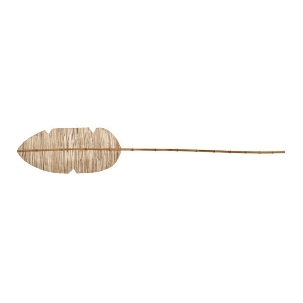 Folha Decorativa em Fibra Natural 200x31,5x1,5cm Mart Collection