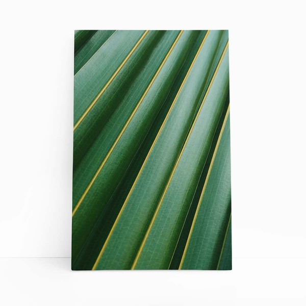 Folha Planta Verde Natureza Arte Quadro Canvas 100x70cm