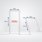 Folha Porta Veneziana Cedro Arana 210x92 Casmavi Natural