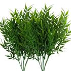 Folhagem Artificial De Bambu 9 Buquês De 35cm Uso Residencial