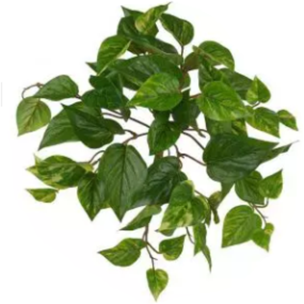 Folhagem Artificial Jiboia Verde Amarelo Proteção Uv 30cm