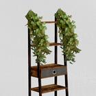 Folhagem Artificial Pendente Durável 3 Unidades (verde Claro)