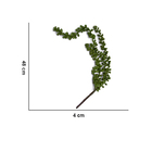 Folhagem Artificial Sedum Pendente Para Jardim X4 Verde 48 Cm