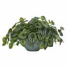 Folhagens Artificiais Kit 10 Galhos De Folhas De Melancia Par