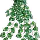 Folhagens Artificiais Kit 12 Galhos De Folhas De Melancia Par