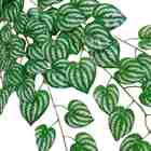 Folhagens Artificiais Kit 2 Galhos De Folhas De Melancia Para