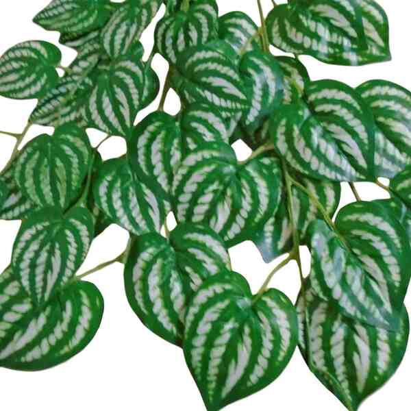 Folhagens Artificiais Kit 6 Galhos De Folhas De Melancia Para