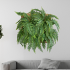 Folhagens Artificiais Realistas 7 Unidades De Alta Qualidade