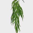 Folhas Verdes Escuro Pendente Decorativo Planta Artificial Ún