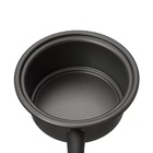 Fondue 8 Peças Antiaderente Preto + 8 Pastilhas Queimadora