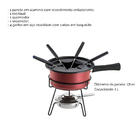 Fondue Anti-aderente Forma Aspen Vermelho