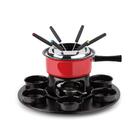 Fondue Forma Carroussel Firenze 18 Peças Vermelho