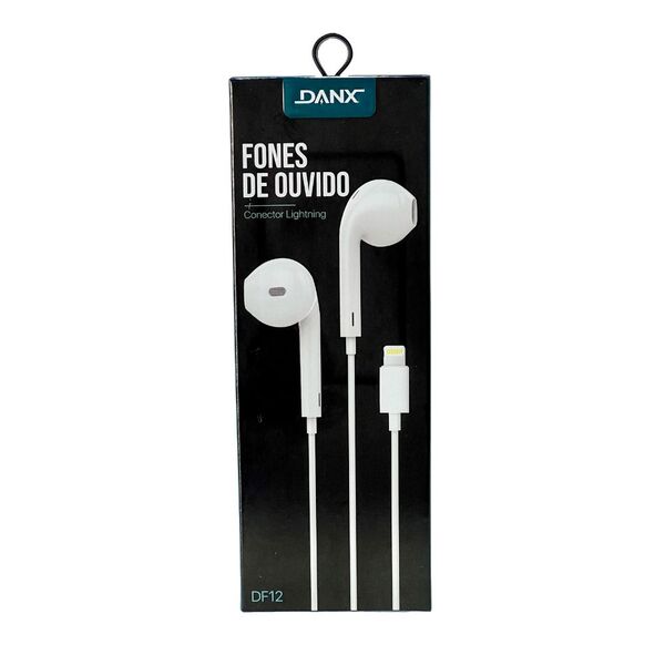 Fone Com Entrada Lightning Estéreo Danx Df12