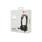 Fone Com Microfone Usb Headset Ht106 Lecoo