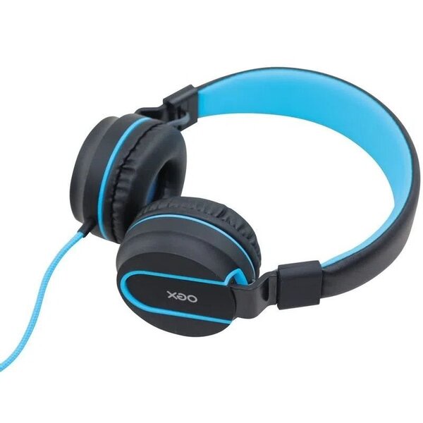 Fone De Ouvido C Mic Oex Neon Azul Hs106