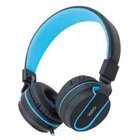 Fone De Ouvido C Mic Oex Neon Azul Hs106