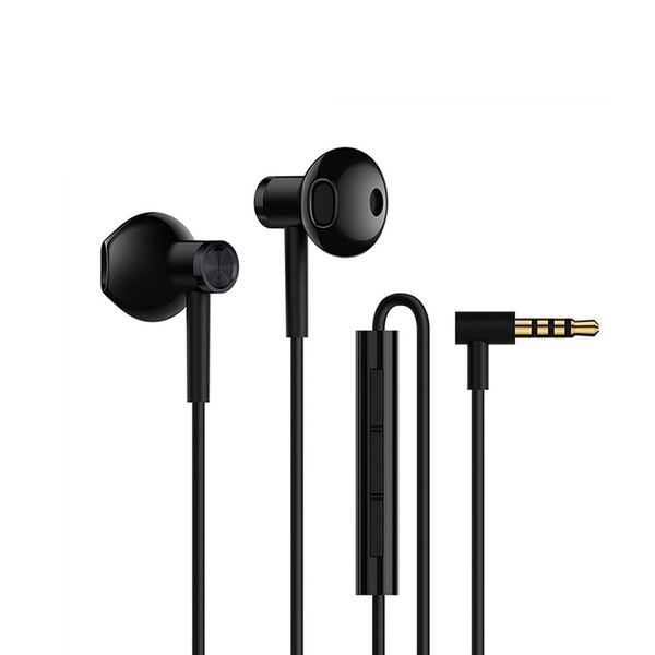 Fone De Ouvido Com Fio Mi Dual Driver Earphones Preto U