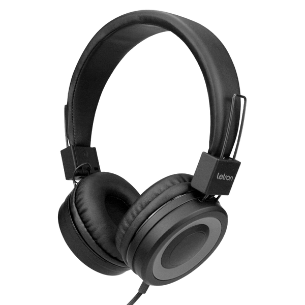 Fone De Ouvido Com Mic P3 Letron Circle Preto Estereo Driver