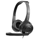 Fone De Ouvido Com Mic Usb Letron Home Office Preto Estereo D