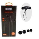 Fone De Ouvido Com Microfone P2 3.5mm Sem Ruido- Lelong Preto