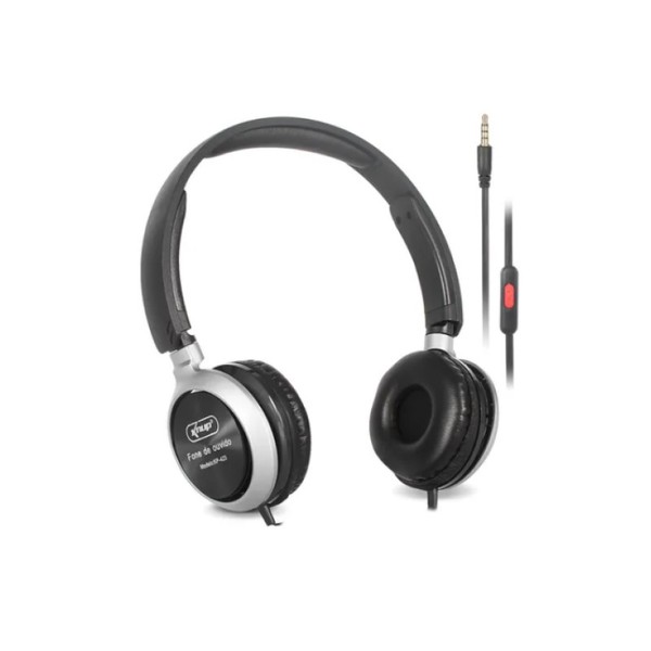 Fone De Ouvido Com Microfone P2 Kp-423 - Preto