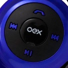 Fone De Ouvido Esportivo Bluetooth Oex Spin Hs308 Azul