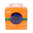 Fone De Ouvido Esportivo Bluetooth Oex Spin Hs308 Azul
