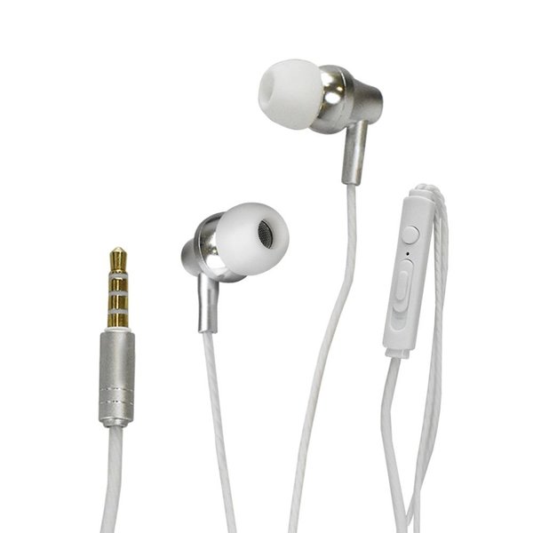 Fone De Ouvido Evus Intra Auricular F-08 Premium 3,5mm Prata | Leroy Merlin