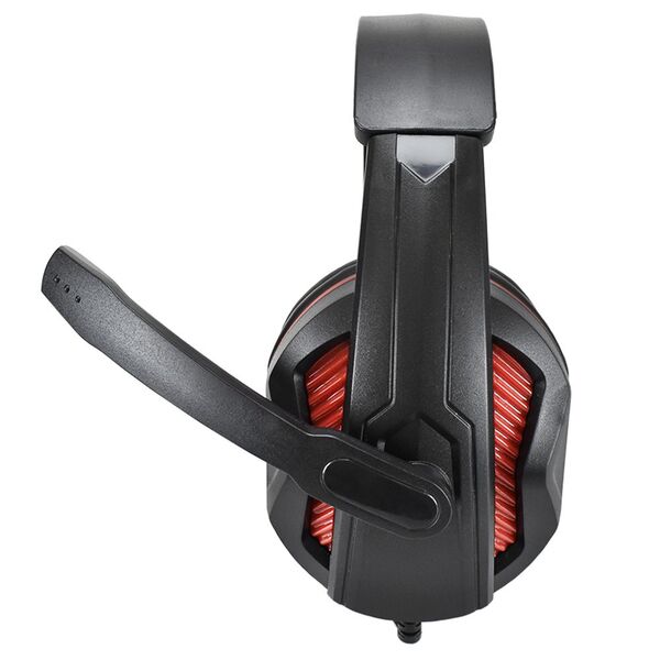 Fone De Ouvido Evus Pc Gamer F-02 2 Conectores P2 Preto/ Vermelho | Leroy  Merlin
