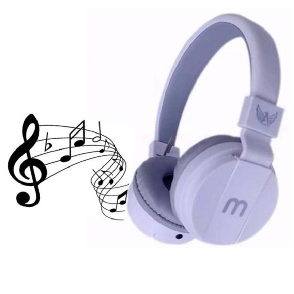 Fone De Ouvido Headphone Altomex A-872 Stereo Microfone Branco