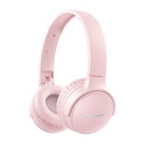 Fone De Ouvido Headphone Com Microfone Pioneer Ses3btp Rosa