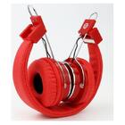 Fone De Ouvido Headset Com Bluetooth Sd Fm B05 - Vermelho
