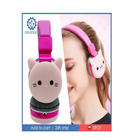 Fone De Ouvido Infantil Crianca Bluetooth Fm Sd Vaca Lc-866