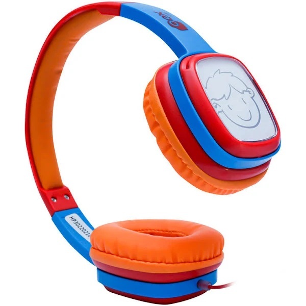 Fone De Ouvido Infantil Oex Kids Cartoon Hp302 85db Vermelho