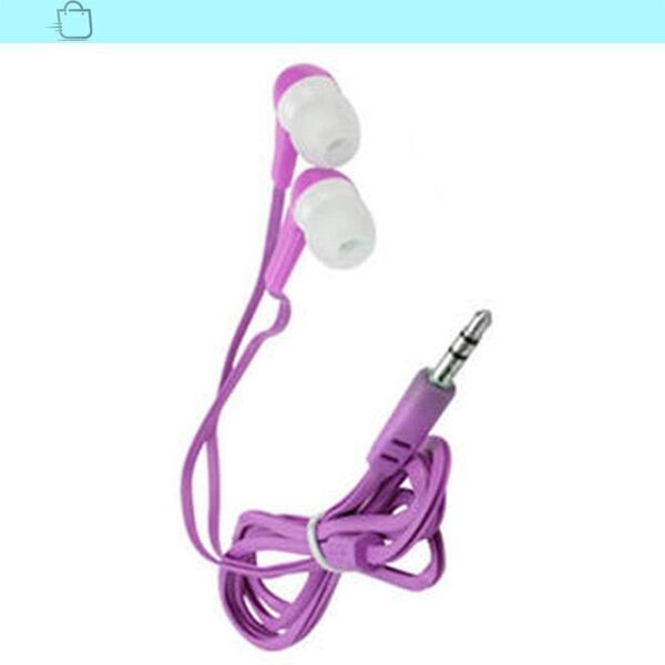 Fone De Ouvido Intra Auricular Powerful Bass Cor:roxo