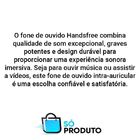 Fone De Ouvido Intra Auricular Powerful Bass Cor:roxo