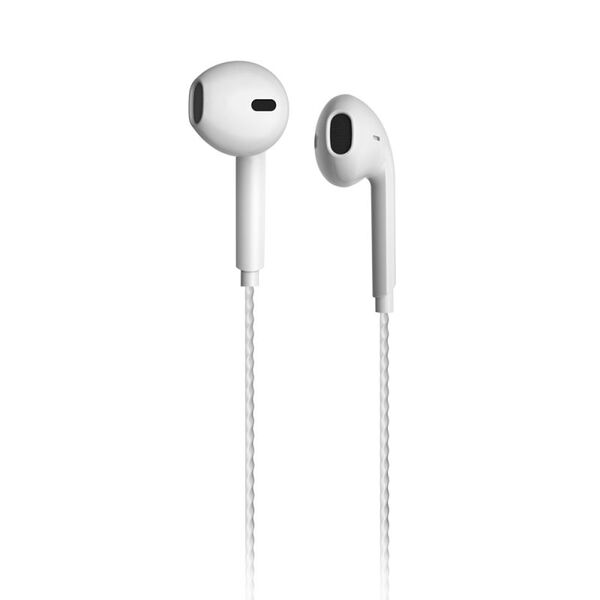 Fone De Ouvido Intra Com Mic Eh104wh Branco Lecoo