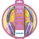 Fone De Ouvido Kids Shk2000pk/00 Rosa/roxo Philips