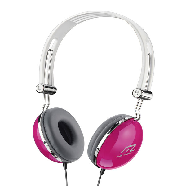 Fone De Ouvido Multilaser Ph055 Vibe Headphone Com Fio Rosa