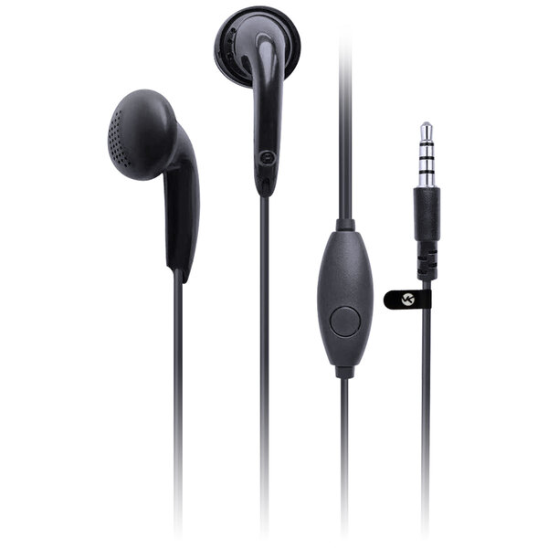 Fone De Ouvido Para Celular Standard Preto Com Microfone