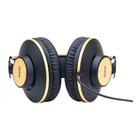 Fone De Ouvido Profissional Akg K92 Preto/ Dourado