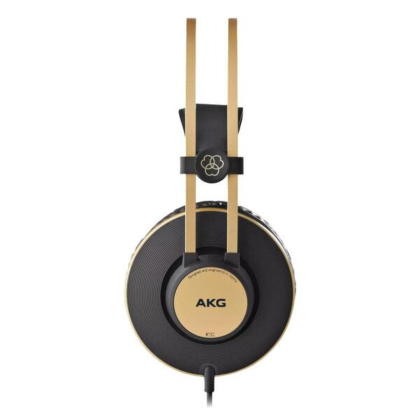 Fone De Ouvido Profissional Akg K92 Preto/ Dourado | Leroy Merlin